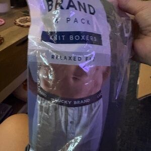 Lucky Brand Men's Knit Boxers - White